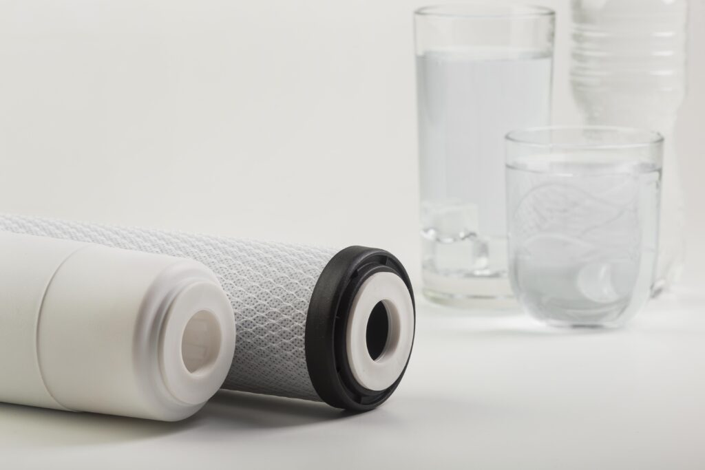 water filters glasses water ice scaled